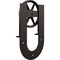 Ekena Millwork Premium Wagon Wheel Horseshoe Roller Hanger w/ Bolts for Barn Door for 1 3/8" Doors, Arch Bronze GB60013R2WAB - alternate 4